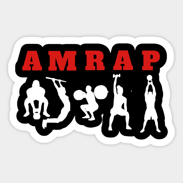 AMRAP Workout Sticker by Dezinn